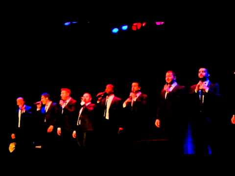 Straight No Chaser - 12 days of Christmas - only 1 mins worth - Feb 9th 2012 - York, England