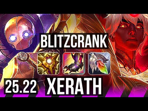 BLITZCRANK & Varus vs XERATH & Ashe (SUP) | KR Master | 25.22