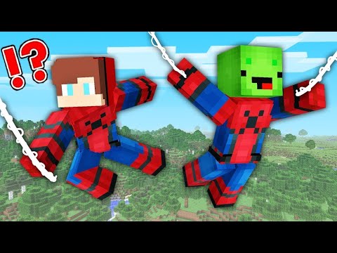 EPIC Spiderman Transformation in Minecraft Challenge!