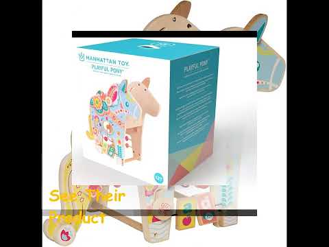 008 Manhattan Toy Playful Pony Wooden Toddler Activity Center $70.99  | See Their Baby Toys #Shorts