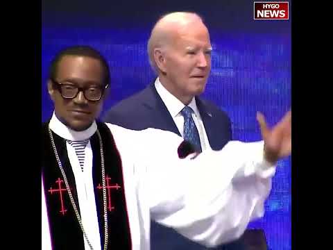 Biden DAZED & CONFUSED, nervously glances, pandering
