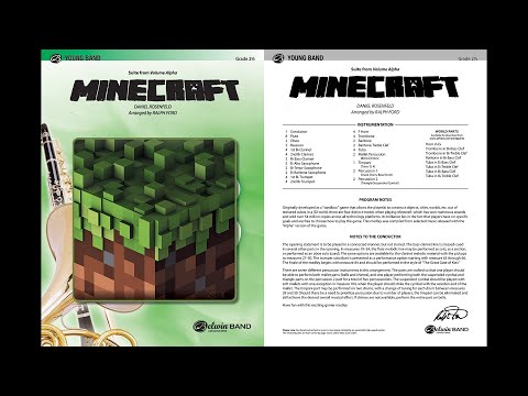 Minecraft, arr. Ralph Ford – Score & Sound