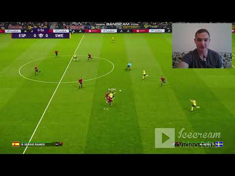 Sverige - Spanien PES 2021 my reactions and comments