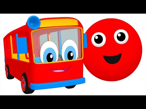 "The Bus is Red" | Colors Song for Kids to Learn, Teach Colours, ESL Leaning Video by Busy Beavers