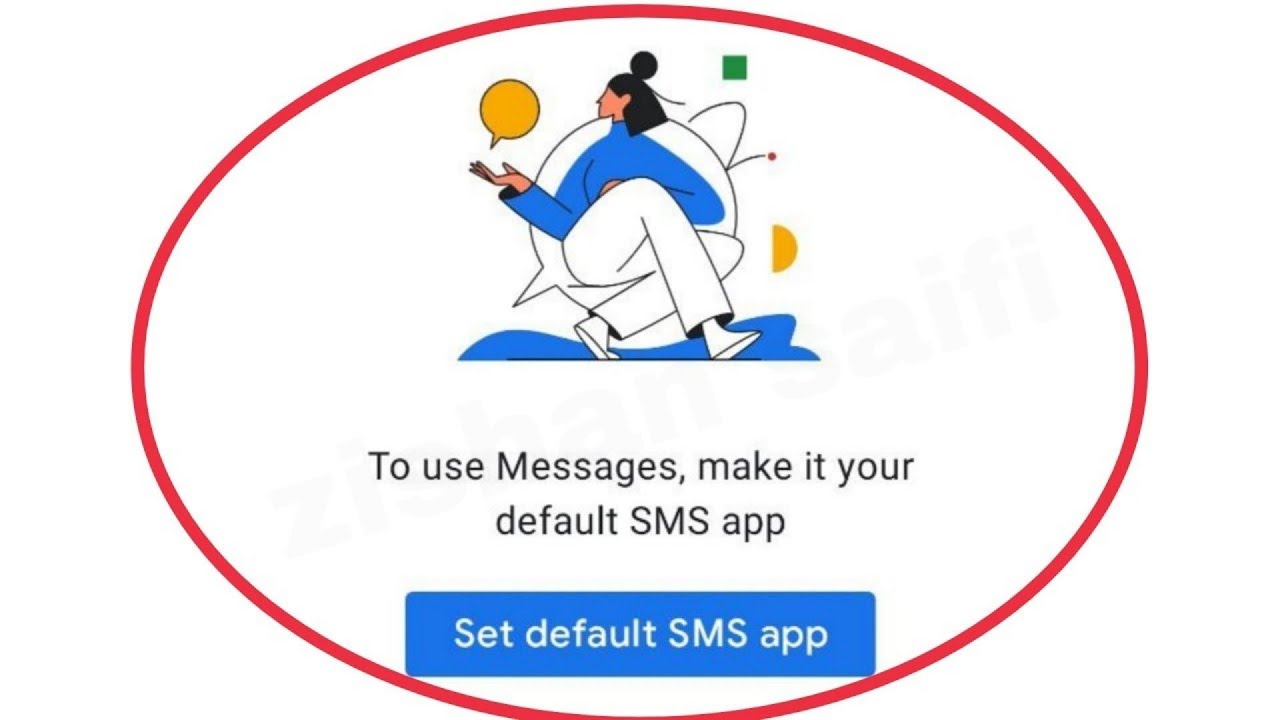 How to change default SMS app?