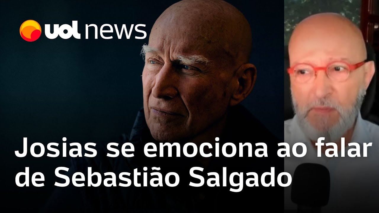 Josias de Souza se emociona ao falar de Sebastião Salgado: 'Tinha uma sensibilidade extraordinária'