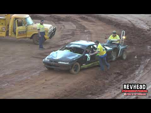Wade Murie Rollover - Fraser Shores Maryborough Speedway - 27/3/2021