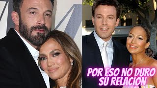 JENNIFER LOPEZ REVELA POR QUE TERMINO POR PRIMERA VEZ SU RELACION CON BEN AFFLECK EN EL 2023