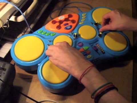 Circuit Bent WF Toys 'The Beat' Drum Machine