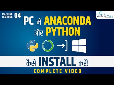 Learn Install Anaconda and Python on Windows Latest Version | Machine ...
