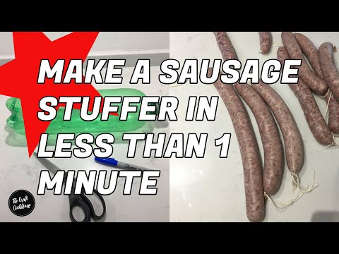 [NEW HACK] Make a Simple Sausage Stuffer for homemade Sausages and Salami