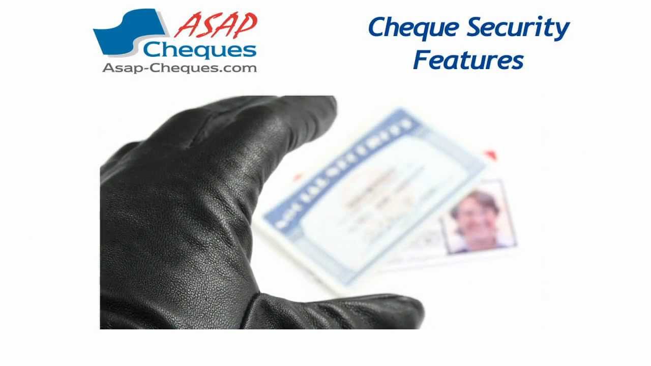Security Features in Cheques