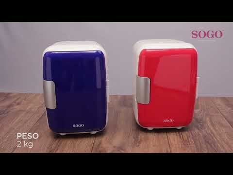 SOGO SS 464 - NEVERA PORTATIL 4L-FRIO CALOR | Thermo electric Travel Fridge 4L Cooling & Heating 60W