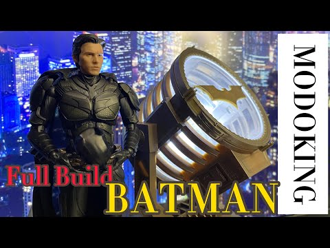 FULL BUILD Modoking Batman 1:12 The Dark Knight Trilogy Model Kit  Series Battle Suit Deluxe Edition