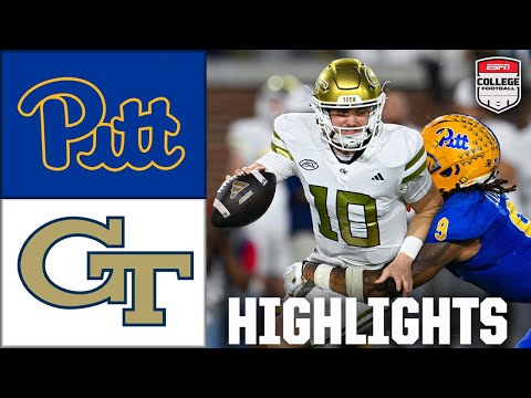 Pittsburgh Panthers vs. Georgia Tech Yellow Jackets | Full Game Highlights | ESPN College Football
