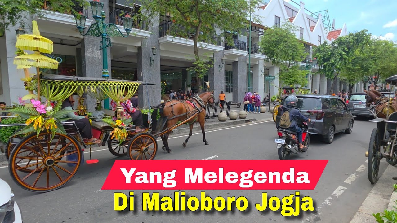 ANDONG WISATA IKON JOGJA ISTIMEWA MELEGENDA DI MALIOBORO YOGYAKARTA