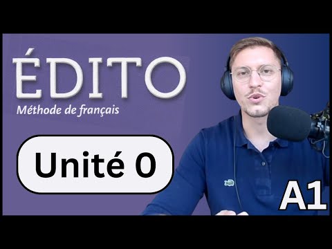 Édito A1 Unit 0 Beginners Full French Class