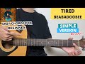 Tired Beabadoobee Guitar Tutorial Easy Chords For Beginner No Capo