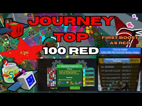 *FIRST BOOST* Journey to top 100 RED POLLEN ALL TIME LEADERBORD In Bee swarm simulator 2026