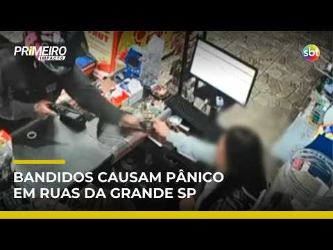 Arrastão na Grande SP termina com bandido preso e menor apreendido | #PrimeiroImpacto
