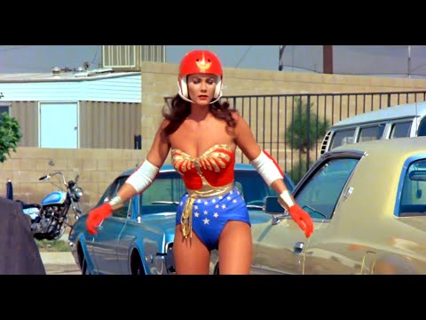 Wonder Woman (Lynda Carter) Skateboard & Car Chase 1080P BD