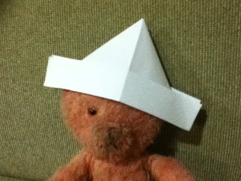 How to Make a Paper Hat - Origami - Simple and Easy Folds - Step by Step Instructions