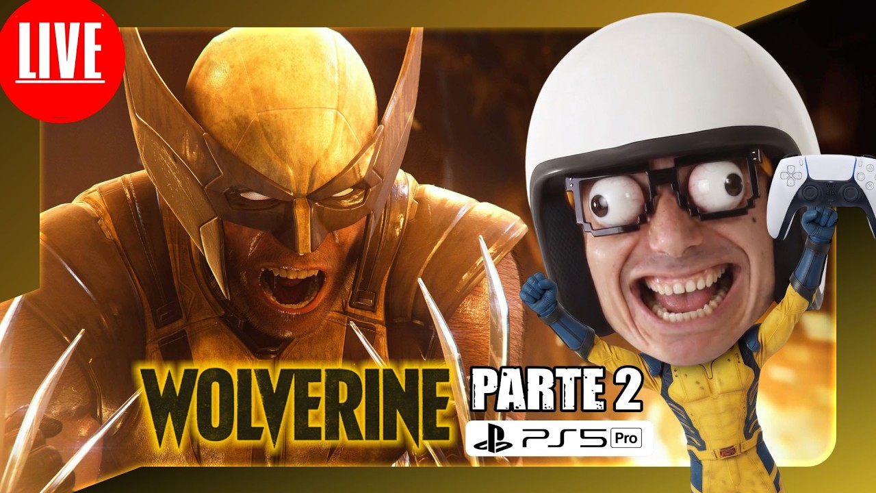🎮🚨AO VIVO  - WOLVERINE - CONTINUAMOS A JOGAR - PARTE 2 - PS5 PRO #wolverine