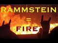 RAMMSTEIN fire show in Berlin (slow motion)