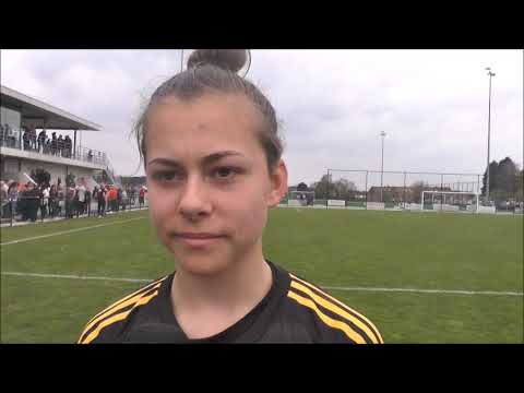 Léa Desmarais après Belgian Red Flames U15 -Angleterre U15