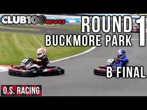 Club100 Buckmore Park Round 1 Cadet B-Final Race - Missed goals but competitive race - 21st May 2022