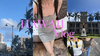 【Trip Vlog】3泊5日ハワイ旅行~part1~ | 人生初ハワイ🌺 | ANAホヌ便 | カメハメハ大王 | ワイキキ | ガーリックシュリンプ🦐 | 思い出vlog
