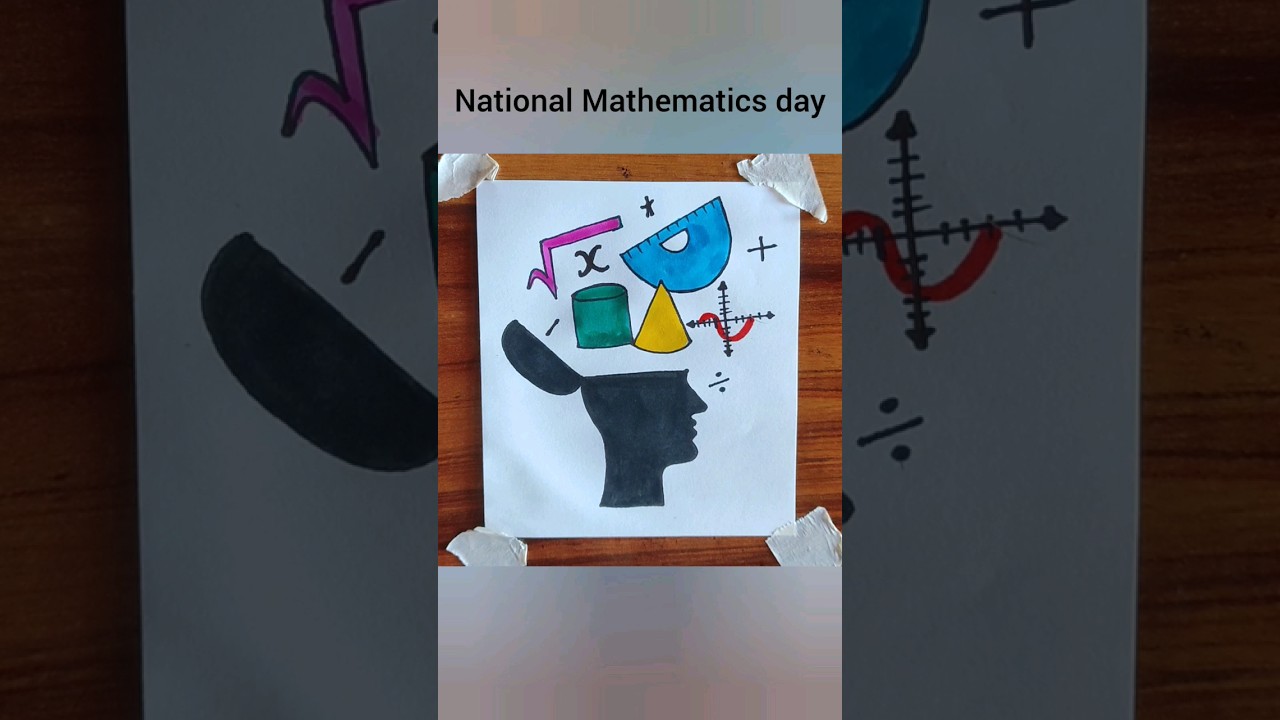 National Mathematics day 📐📏🧮📚| Mathematics day drawing 💕| #mathematics #maths #mathematicsday #math