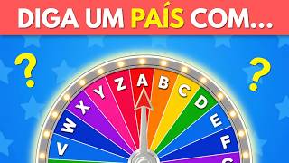 Desafio do alfabeto | Gire a roleta e diga uma palavra | Jogo de associação | Só 1% consegue 😱🎡