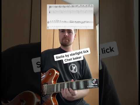 Stella lick from Chet Baker solo