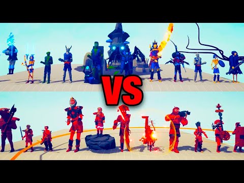 ANCIENT TEAM vs SPOOKY TEAM | TABS - Totally Accurate Battle Simulator