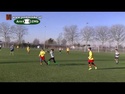 Oefenwedstrijd  Arnemuiden JO13-1 - Zeelandia Middelburg JO13-1  21 januari 2017