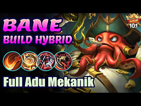 Bane Best Build Hybrid - Full Adu Mekanik - Perfect Offlaner Gameplay - Fighter Mobile Legends MLBB