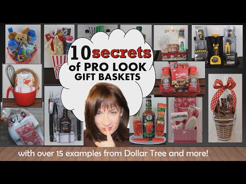 10 Pro Secrets for creating Gorgeous High End Look Gift Baskets everyone loves – Dollar Tree & more!