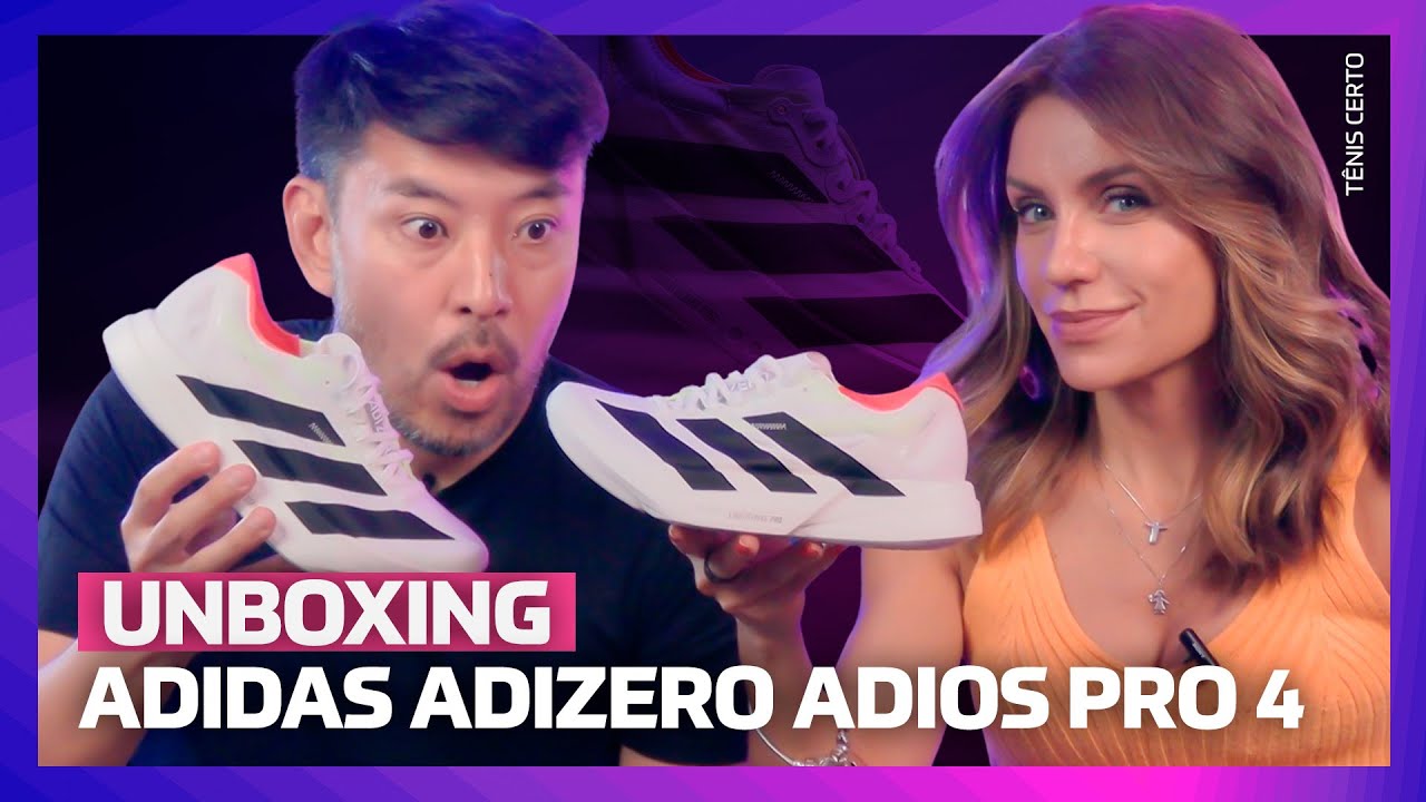 ADIDAS ADIZERO ADIOS PRO 4 // Unboxing Detalhes Completo