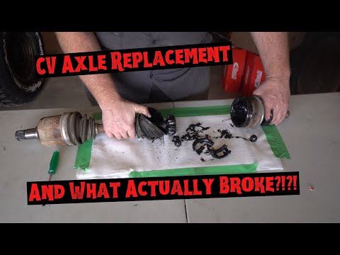 CV Axle Replacement On An FJ Cruiser // What Breaks When You \"Snap\" A CV Joint?
