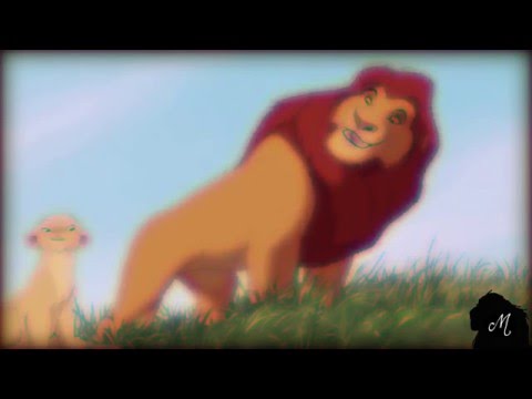 Mufasa and Nala - A father's comfort