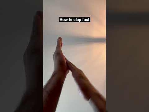 How to clap fast #yourwelcome