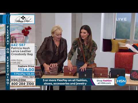 Patricia Nash Lanza Leather Crossbody Bag