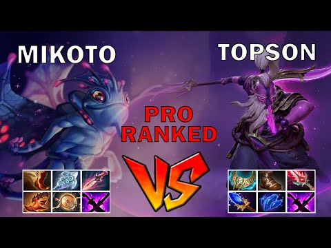 Mikoto Puck Vs Topson Void Spirit Pro Gameplay - Godadico Dota