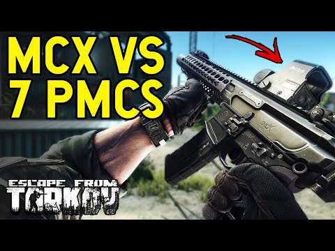 The MCX Is So Underrated In Tarkov! - Wiping Squads On Customs!