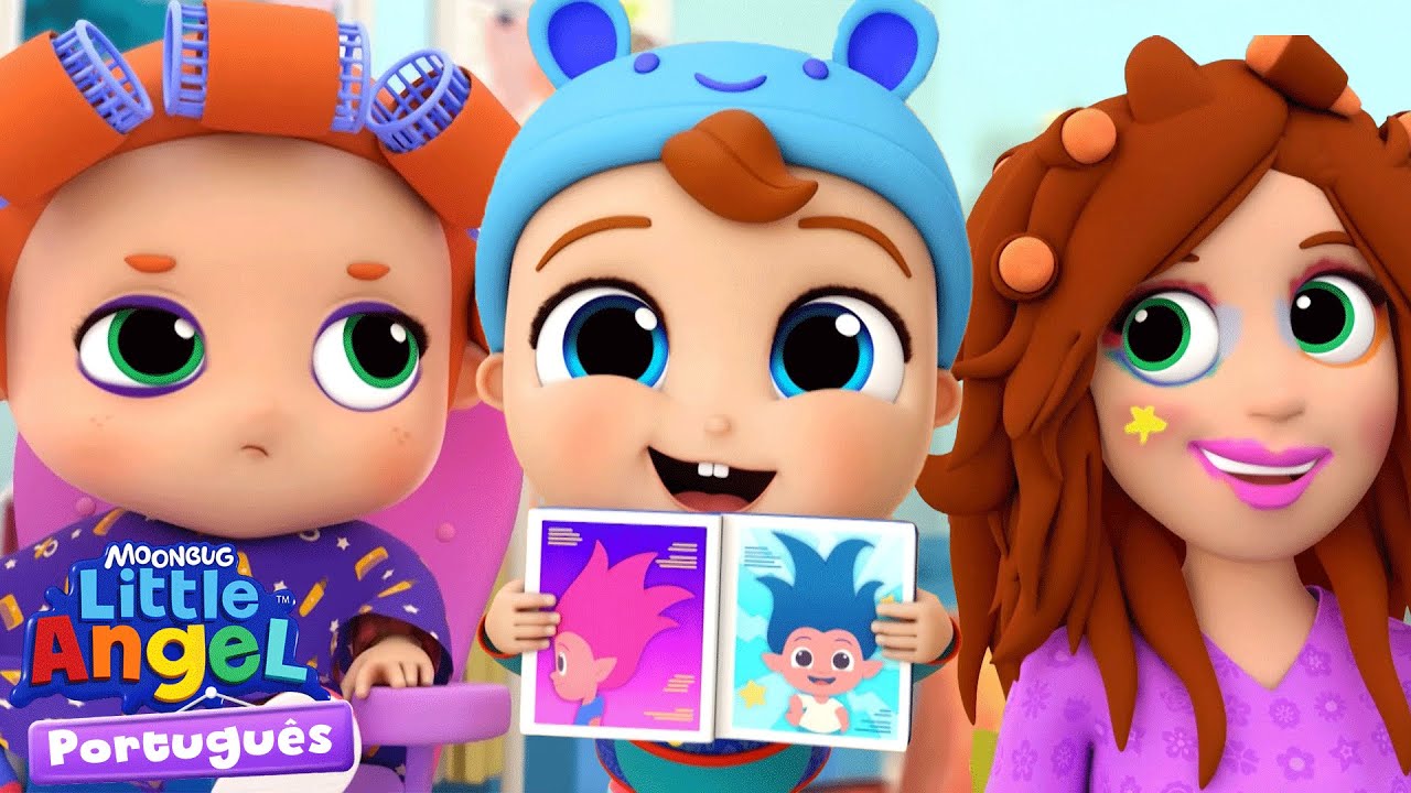 NOVO⭐ Hora da maquiagem 💄 Little Angel Brasil | Músicas Infantis em Português
