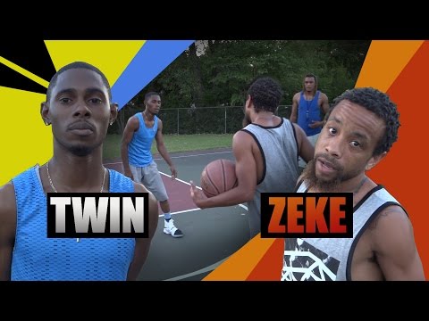 Twin vs Zeke (The Brutal Game) 1v1 Basketball: by V1F