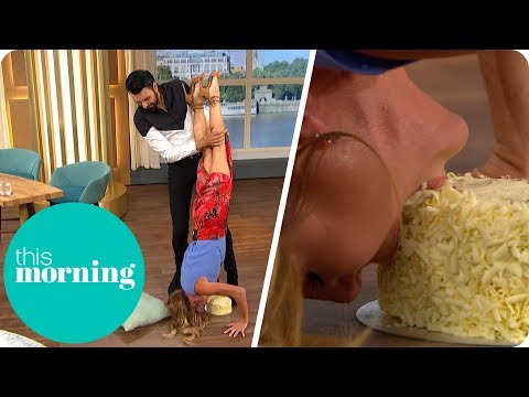 Amanda Holden Can Do a Headstand and Eat Cake at the Same Time! | This Morning