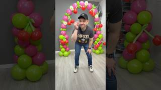 How to make Balloons Arch without stand #balloongarland #balloonarch