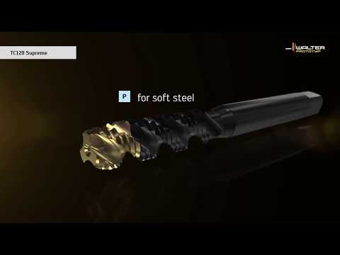 Walter-tools TC120 – Az új Supreme menetfúró-generáció acélhoz ENG